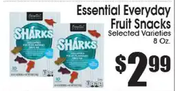 Supremo Foods Inc Essential Everyday Fruit Snacks offer