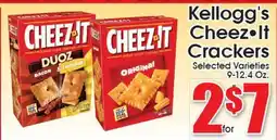 Supremo Foods Inc Kellogg's Cheez-It Crackers offer