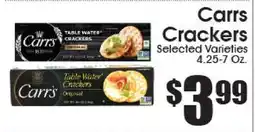 Supremo Foods Inc Carrs Crackers offer