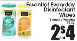 Supremo Foods Inc Essential Everyday Disinfectant Wipes offer