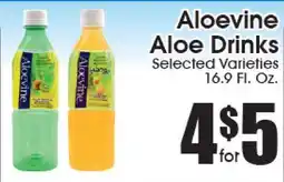 Supremo Foods Inc Aloevine Aloe Drinks offer