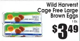 Supremo Foods Inc Wild Harverst Cage Free Large Brown Eggs offer