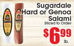 Supremo Foods Inc Sugardale Hard or Genoa Salami offer