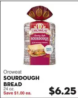 Bristol Farms Oroweat SOURDOUGH BREAD offer