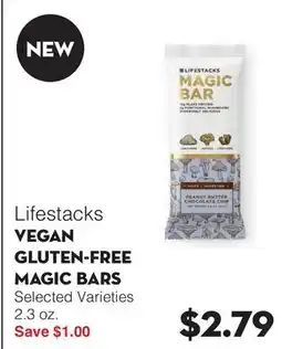 Bristol Farms Lifestacks VEGAN GLUTEN-FREE MAGIC BARS offer