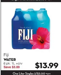 Bristol Farms Fiji WATER offer