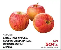 Bristol Farms LARGE FUJI APPLES, COSMIC CRISP APPLES, OR HONEYCRISP APPLES offer