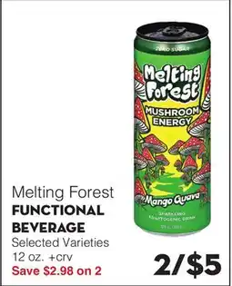 Bristol Farms Melting Forest FUNCTIONAL BEVERAGE offer