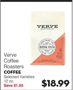 Bristol Farms Verve Coffee Roasters COFFEE offer