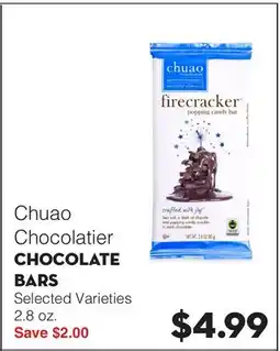 Bristol Farms Chuao Chocolatier CHOCOLATE BARS offer
