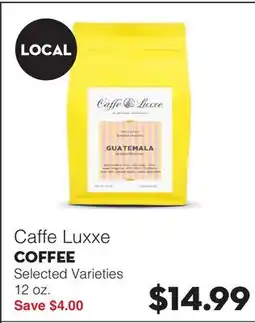 Bristol Farms Caffe Luxxe COFFEE offer