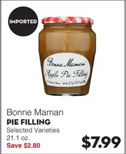 Bristol Farms Bonne Maman PIE FILLING offer