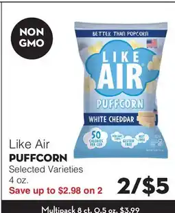 Bristol Farms Like Air PUFFCORN offer