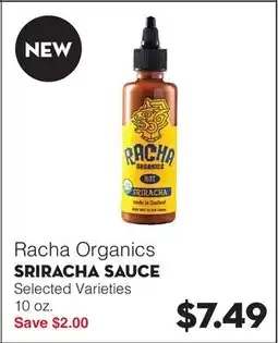 Bristol Farms Racha Organics SRIRACHA SAUCE offer