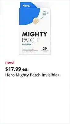 JC Penney Hero Mighty Patch Invisible+ offer