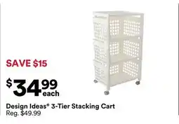 Michaels Design Ideas 3-Tier Stacking Cart offer