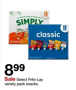 Target Select Frito-Lay variety pack snacks offer