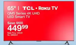 Target 65 | TCL Roku TV QM5 Series 4K UHD LED Smart TV offer