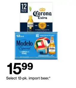 Target Select 12-pk. import beer offer