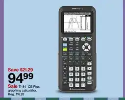 Target TI-84 CE Plus graphing calculator offer