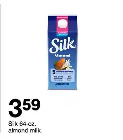 Target Silk 64-oz. almond milk offer