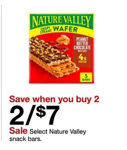 Target Sale Select Nature Valley snack bars offer