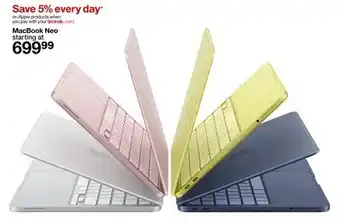 Target MacBook Neo offer