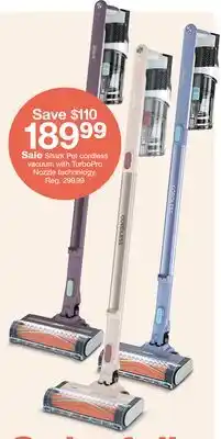 Target Shark Pet cordless vacuum with TurboPro Nozzle System offer