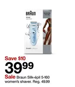 Target Braun Silk-épil 5-160 women's shaver offer