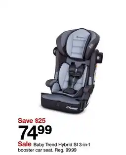 Target Baby Trend Hybrid SI 3-in-1 booster car seat offer