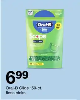Target Oral-B Glide 150-ct. floss picks offer