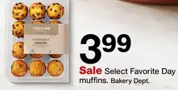 Target Select Favorite Day muffins offer