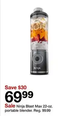 Target Ninja Blast Max 22-oz. portable blender offer