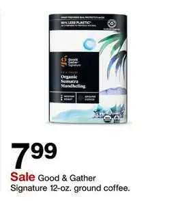 Target Good & Gather Signature 12-oz. ground coffee offer