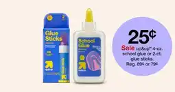 Target up&up 4-oz. school glue or 2-ct. glue sticks offer