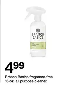 Target Branch Basics fragrance-free 16-oz. all purpose cleaner offer
