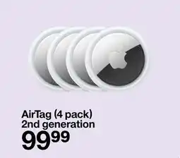 Target AirTag (4 pack) 2nd generation offer