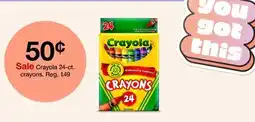 Target Crayola 24-ct. crayons offer