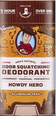 Target DR. SQUATCH 2.65-oz. Howdy Hero deodorant offer