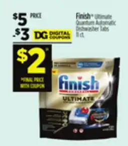 Dollar General Finish Ultimate Quantum Automatic Dishwasher Tabs offer
