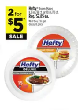 Dollar General Hefty Foam Plates offer