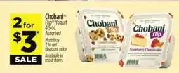 Dollar General Chobani Flip Yogurt offer