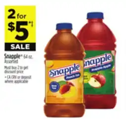 Dollar General Snapple offer