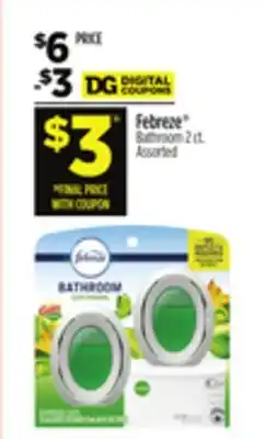 Dollar General Febreze Bathroom 2 ct offer