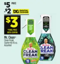 Dollar General Mr. Clean Clean Freak Starter Kit offer