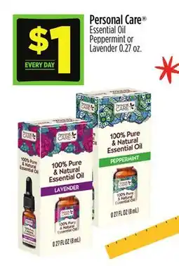 Dollar General Personal Care Essential Oil Peppermint or Lavender offer