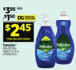Dollar General Palmolive Ultra OXY Dish Liquid 32.5-42 oz. or Pump 28 oz offer