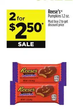 Dollar General Reese's Pumpkins offer