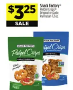 Dollar General Snack Factory Pretzel Crisps offer