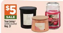 Dollar General True Living Candles Assorted offer